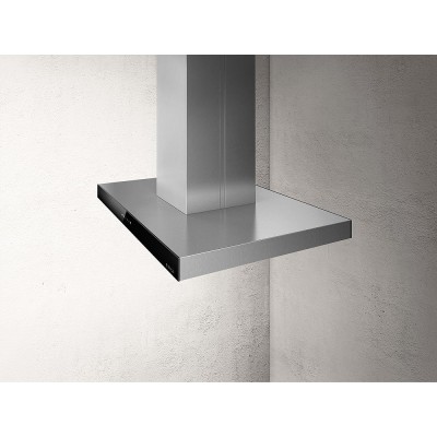 Elica Joy island  Hotte îlot 90 cm inox - verre noir