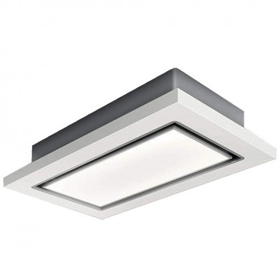 Elica Lullaby extractor hood ceiling 120 cm white wood