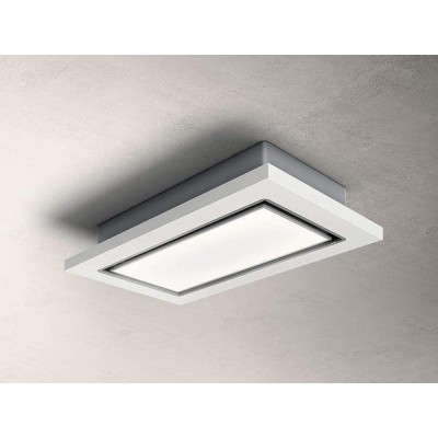 Elica Lullaby extractor hood ceiling 120 cm white wood