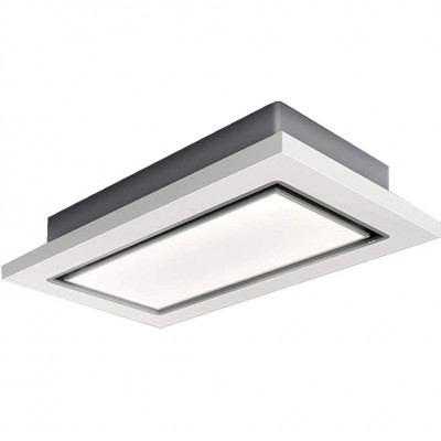 Elica Lullaby filtering ceiling hood 120 cm white wood