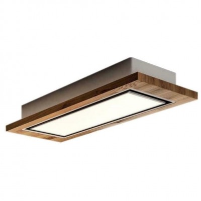 Elica Lullaby extractor hood ceiling 120 cm oak wood