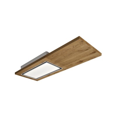 Hotte plafond filtrante Elica Lullaby + étagère en bois de chêne 200 cm