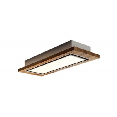 Hotte plafond filtrante Elica Lullaby + étagère en bois de chêne 200 cm