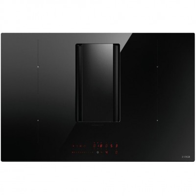 Elica Nikolatesla alpha bl/a/78 piano induzione cappa integrata 80 cm vetro nero