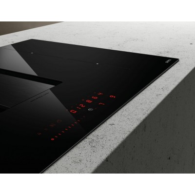 Elica Nikolatesla alpha bl/a/78 piano induzione cappa integrata 80 cm vetro nero