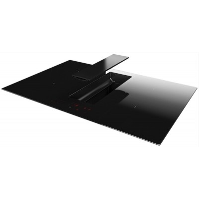 Elica Nikolatesla alpha bl/a/78 piano induzione cappa integrata 80 cm vetro nero