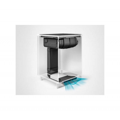 Elica Nikolatesla alpha bl/a/78 piano induzione cappa integrata 80 cm vetro nero