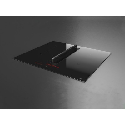 Elica Nikolatesla fit bl/a/60 Induktionskochfeld integrierte Dunstabzugshaube 60 cm schwarzes Glas