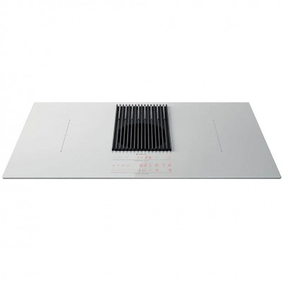 Elica Nikolatesla libra wh/a/83 induction hob integrated hood 85 cm white glass