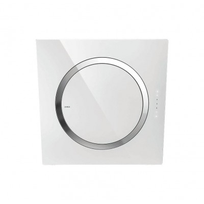 Elica Om Air geneigte Wandhaube 75 cm, weißes Glas