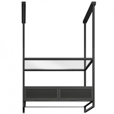 Okap wyspowy Elica Open Swift Superior + półka szklana o ekstra czystej powierzchni 80 cm