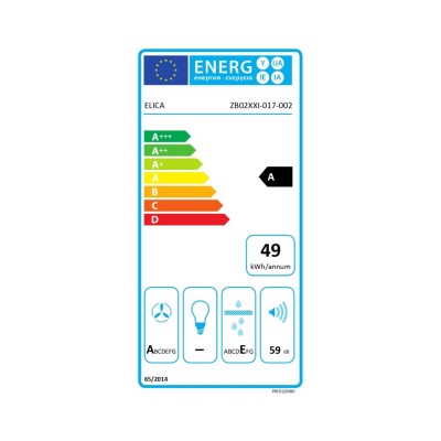 Elica Pandora ix/f/90 hotte de sol aspirante 90 cm acier inoxydable + noir