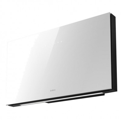 Elica Plat  Campana de pared vidrio blanco de 55cm