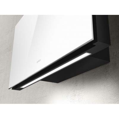 Elica Plat wall hood 55 cm white glass