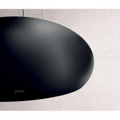Elica Seashell hängende Inselhaube 80 cm schwarz