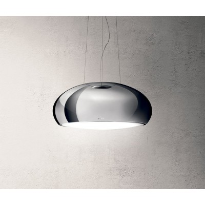 Elica Seashell suspended island hood 80 cm stainless steel
