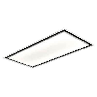 Elica Skydome campana de techo 100 cm h 30 cm blanco