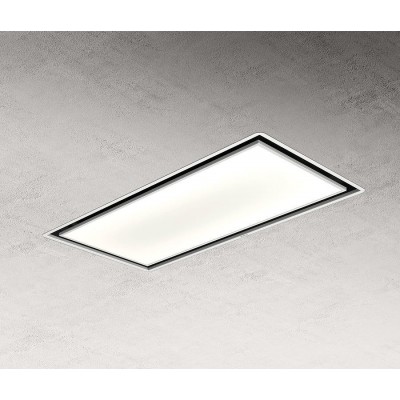 Elica Skydome campana de techo 100 cm h 30 cm blanco