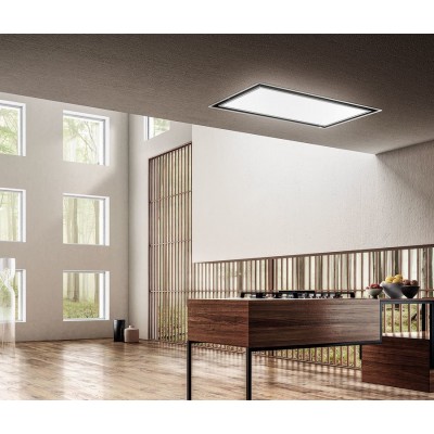 Okap sufitowy Elica Skydome 100 cm wys. 30 cm biały