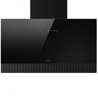 Elica Super Plat hotte murale 80 cm verre noir