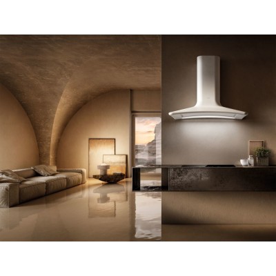 Elica Sweet  Wall mounted hood vent + chimney extension 85 cm white