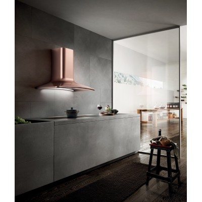 Elica Sweet wall hood + chimney extension 85 cm copper