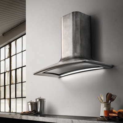 Elica Sweet wall hood + chimney extension 85 cm peltrox