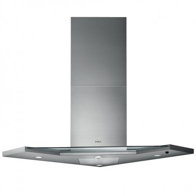 Elica Synthesis hotte d'angle murale 100 cm inox + verre