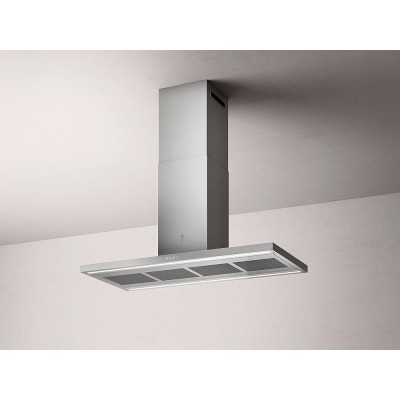 Okap wyspowy Elica Thin 120 cm ze stali nierdzewnej