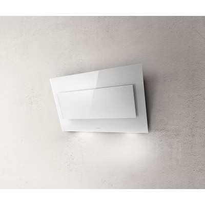 Elica Vertigo wall hood 90 cm white glass