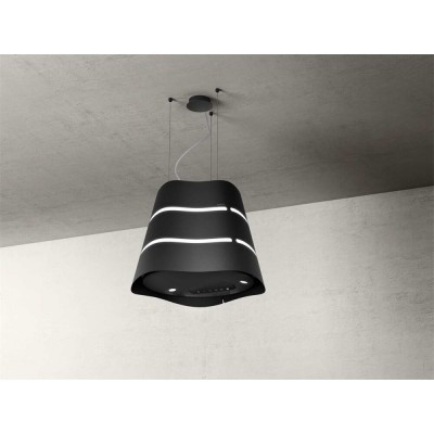 Elica Wave ux  Campana de isla suspendida 51cm negro