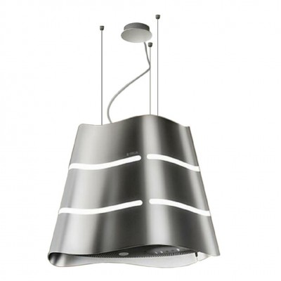 Elica Wave ux hotte îlot suspendue 51 cm acier inoxydable
