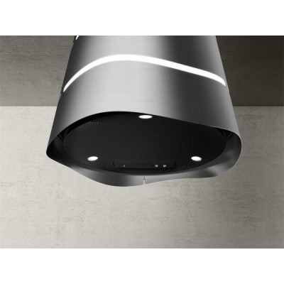 Elica Wave ux  Suspended island hood vent 51cm stainless steel