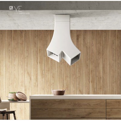 Elica Ye wh/a/66 hotte îlot 66 cm cristalplant blanc
