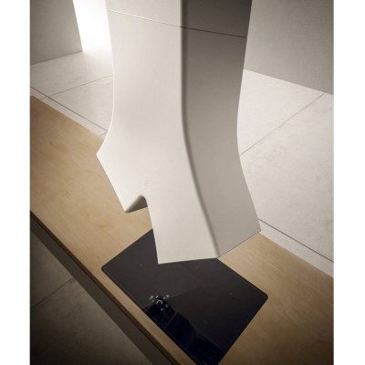 Elica Ye wh/a/66 hotte îlot 66 cm cristalplant blanc