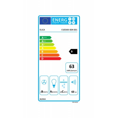 Elica Zenit hotte îlot 33 cm acier inoxydable