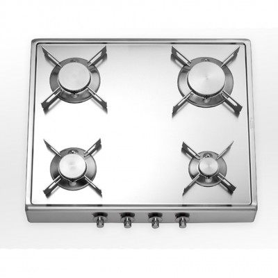 Alpes inox r 60/4g piano cottura gas appoggio ribaltabile 60 cm acciaio inox