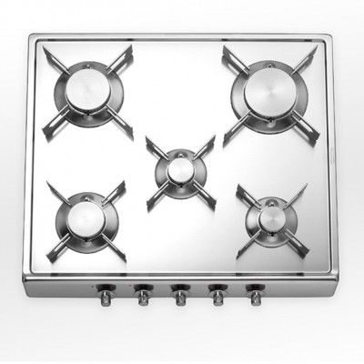 Alpes inox r 60/5g piano cottura gas appoggio ribaltabile 60 cm acciaio inox