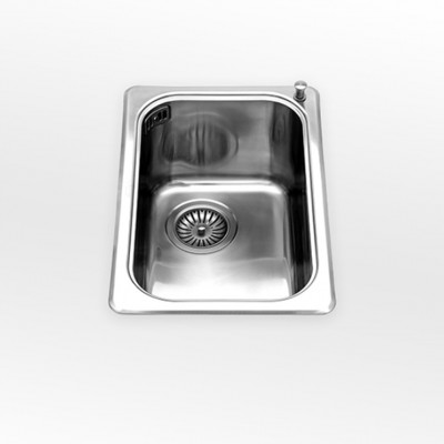 Alpes inox vf 436-s  Sink 36 cm steel built-in bathtub