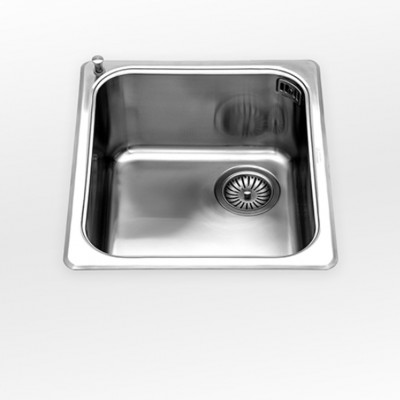 Alpes inox vf 441-d  Sink built-in bathtub 41 cm steel