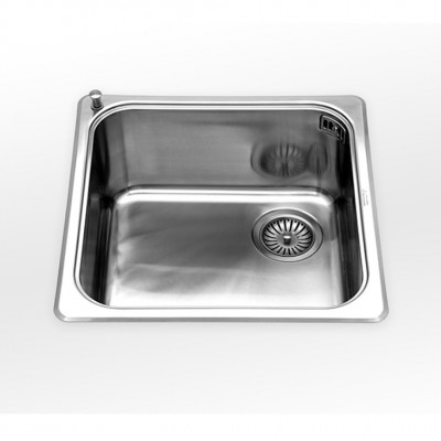 Alpes inox vf 446-d lavello vasca incasso 46 cm acciaio inox