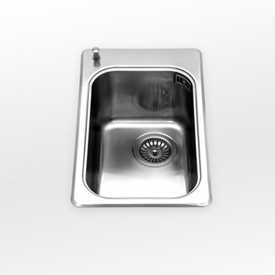 Alpes inox vf 531-d lavello vasca incasso 30 cm acciaio inox