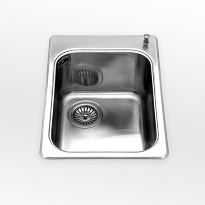 Alpes inox vf 536-s lavello vasca incasso 36 cm acciaio inox