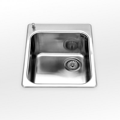Alpes inox vf 541-d lavello vasca incasso 41 cm acciaio inox