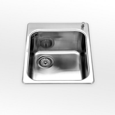 Alpes inox vf 541-s lavello vasca incasso 41 cm acciaio inox