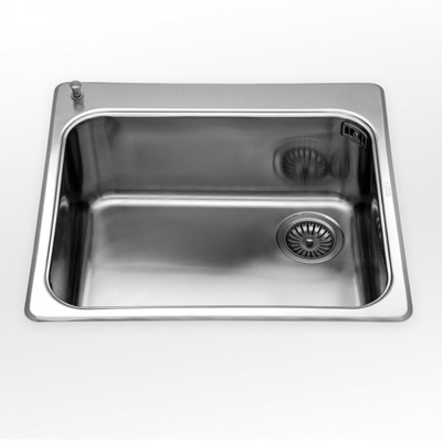 Alpes inox vf 556-d  évier baignoire encastrable 56 cm acier