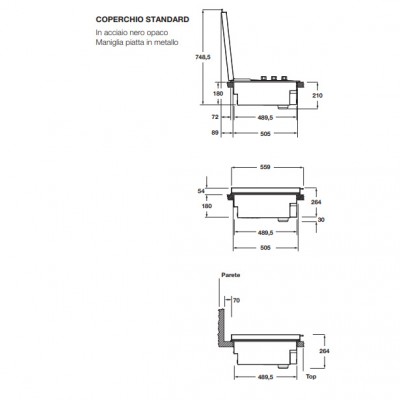 Fulgor fobq 803 g mbk barbacoa de gas profesional empotrable 83 cm negro