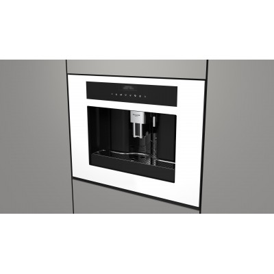 Fulgor fcm 4500 tf wh built-in coffee machine white glass