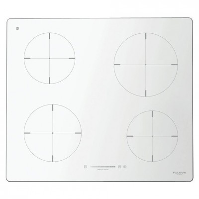 Fulgor FSH 804 ID TS WH Placa de inducción 80 cm - vitrocerámica blanca