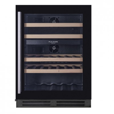 Fulgor fwc 8200 u tc gbk vinoteca empotrable bajo encimera negro